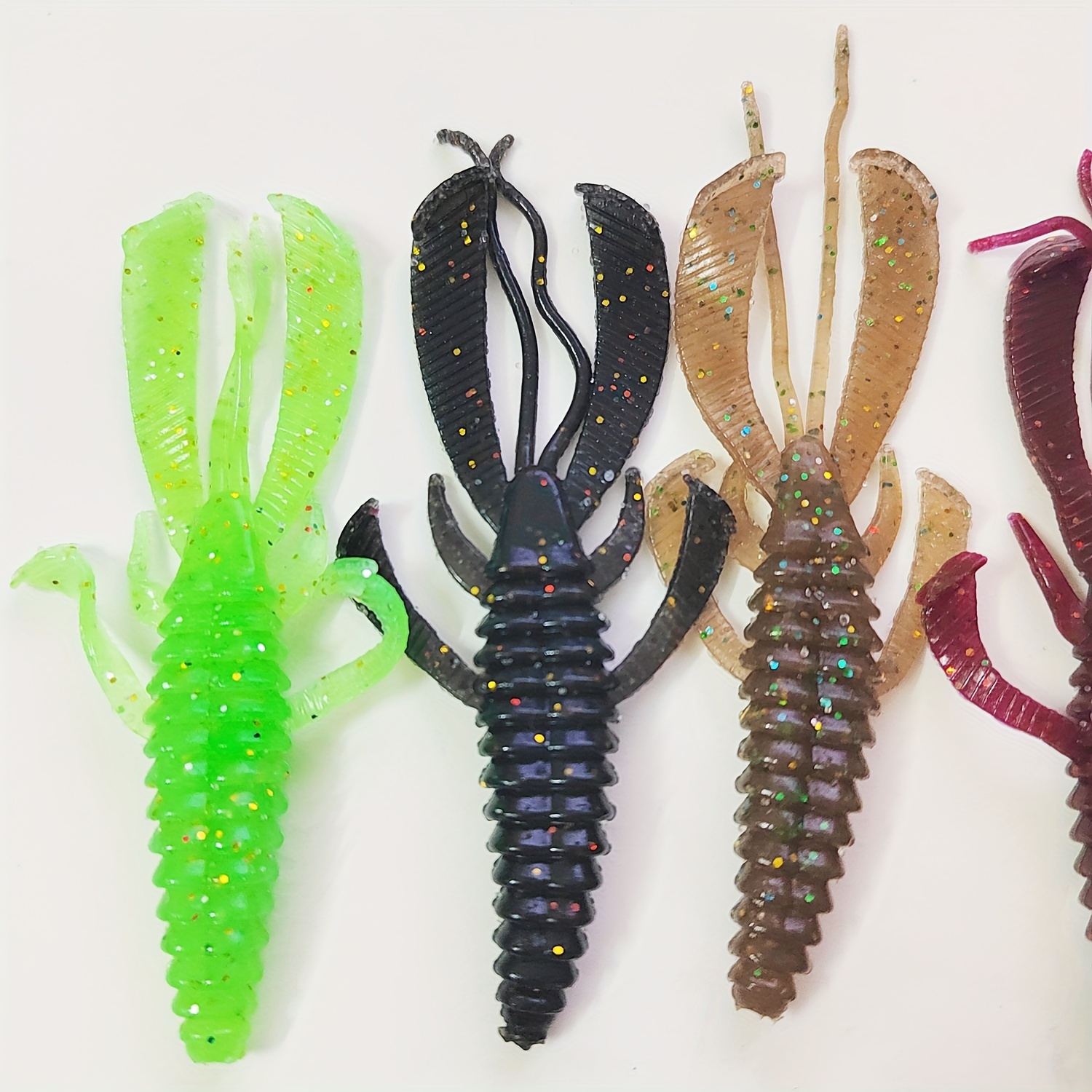 6pcs Soft Crawfish Lures - Perfect for Bass Fishing in Freshwater &  Saltwater!