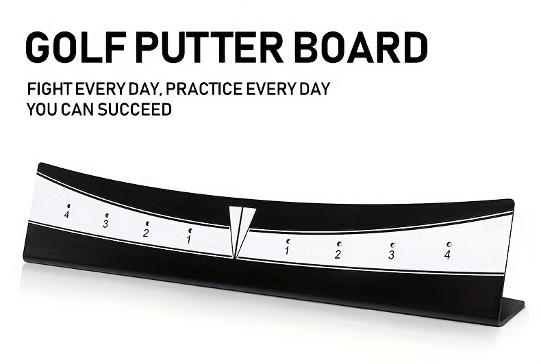   golf putter trainer putter track balance trainer putter plate golf training aid golf stroke trainer details 0