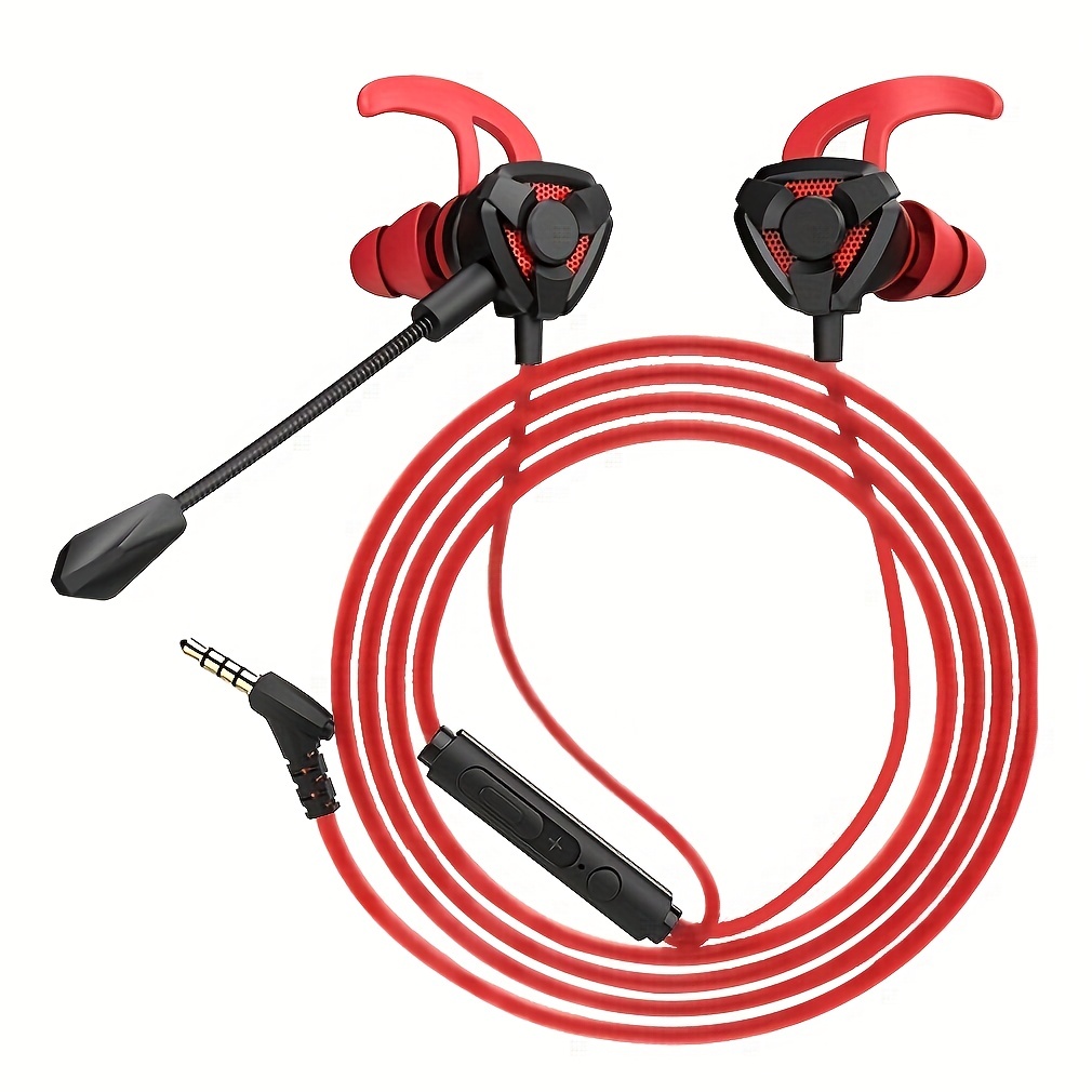 G9 Portable Dual Driver Gaming Earphones Dual Microphone 3d Temu