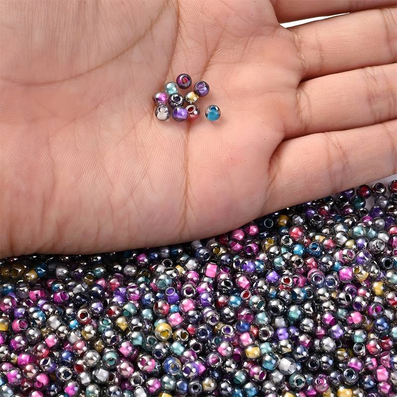 200 Perline In Argento 2 Mm – Rondelle Per Gioielli, Ottone Patinato, Foro 1 Mm