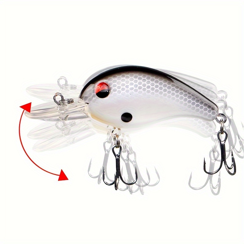 Crankbait Wobblers 2 Treble Hooks Artificial Hard Bait - Temu