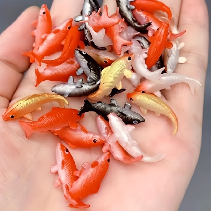 Modèle de bol de poisson rouge Ornement décoratif réaliste Aquarium en  verre miniature pour Dollhouse Photo Props Scènes miniatures