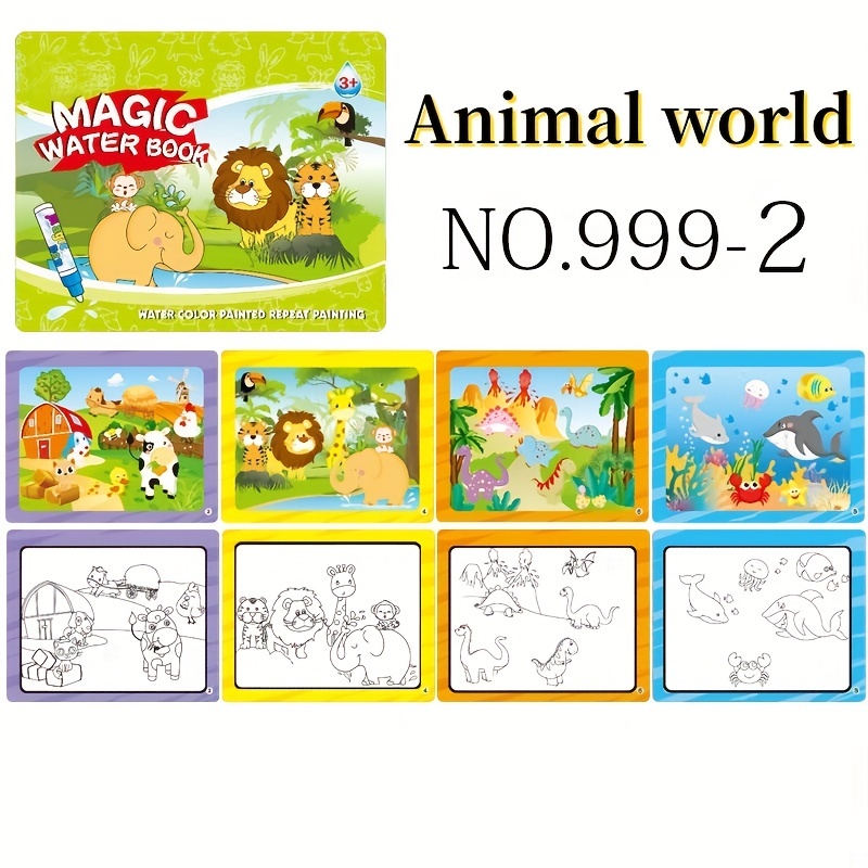 Magic Water Drawing Book for Kids