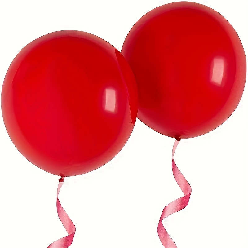 15 globos grandes de látex de 24 pulgadas, globos grandes de color blanco,  globos gigantes resistentes para bodas, baby shower, fiestas de cumpleaños