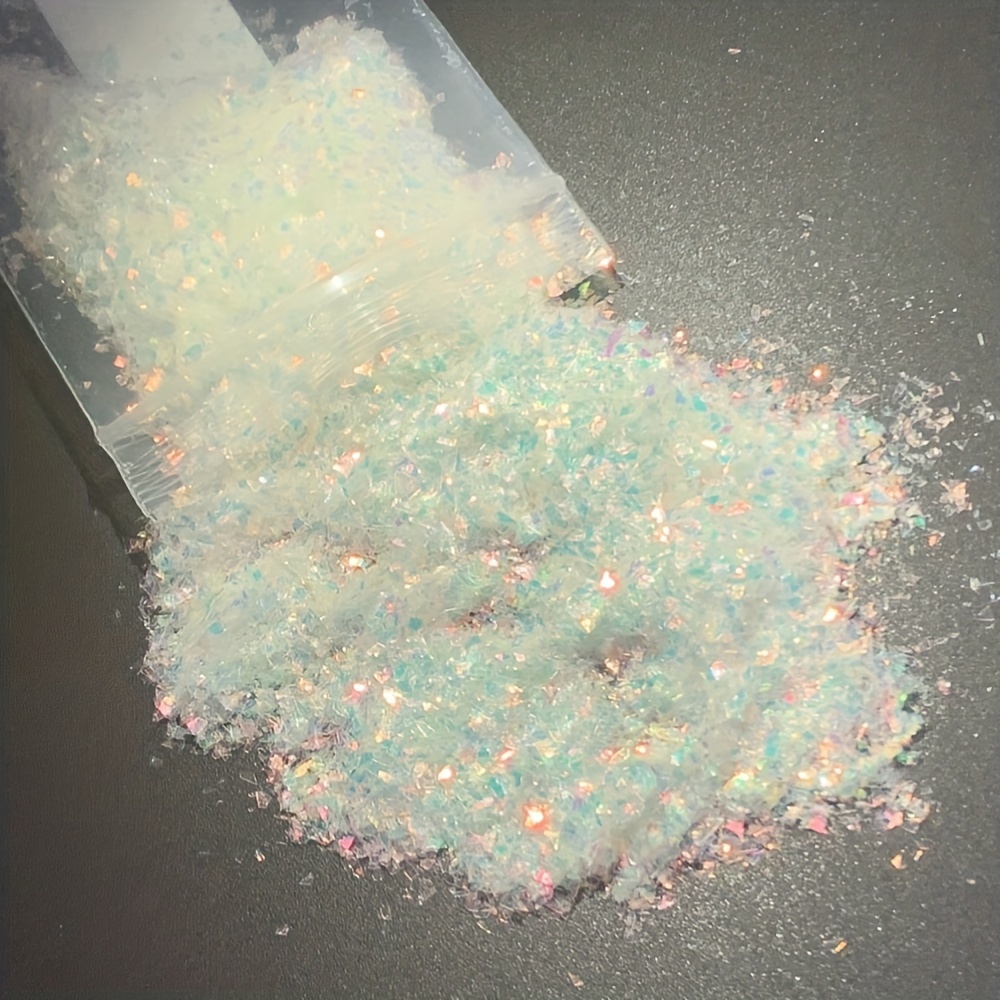 10g 0.1mm Extra Fine Nail Glitter Iridescent Sugar Sand Powder