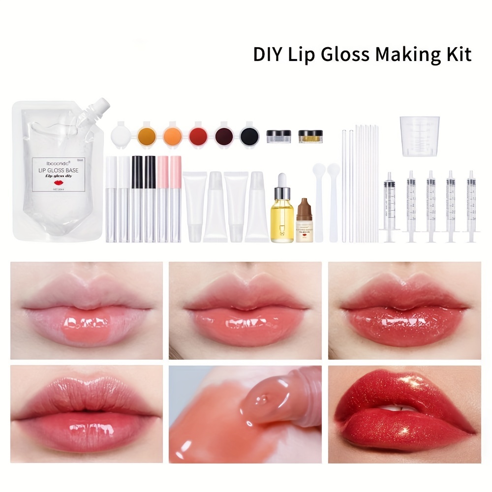 DIY Lip Gloss Making Kit - Make Your Own Lip Gloss at Home – VedaOils