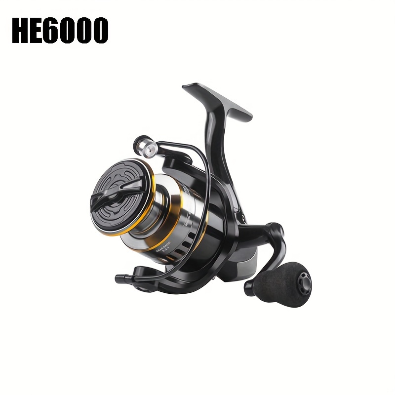 Spinning Fishing Reel, HE1000-3000 Lightweight Ultra Smooth Spinning Reels  for Freshwater and Saltwater Fishing 