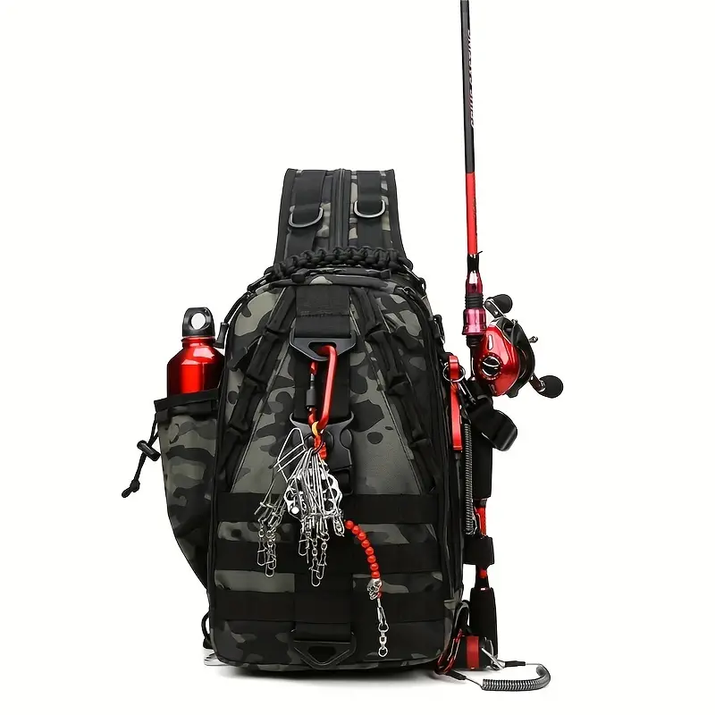 Multifunctional Fishing Backpack Large Capacity Backpack - Temu