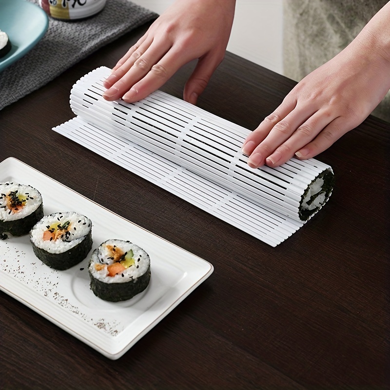 3pcs, Plastic Sushi Rolling Mat, Sushi Maker, Sushi Roll Maker, Baking  Tools, Kitchen Accessories