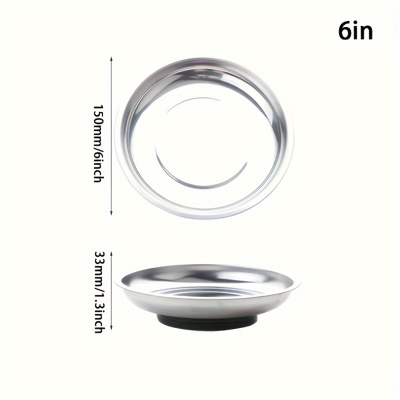 6 Round Magnetic Parts Tray