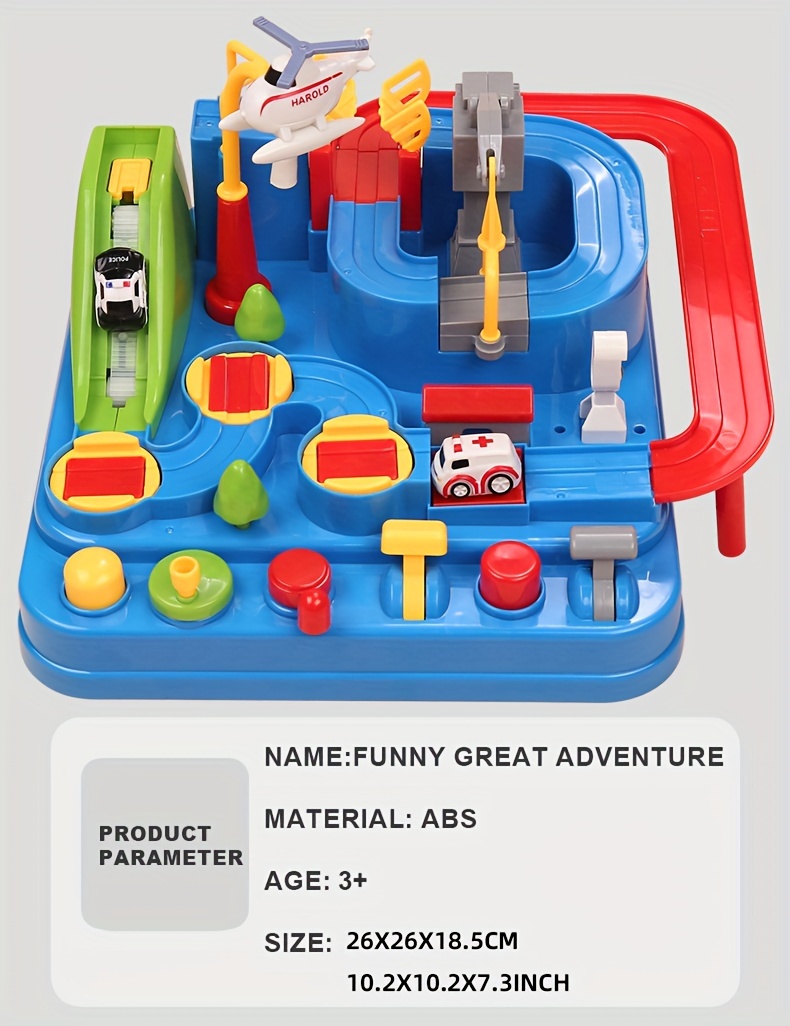 OR OR TU 2023 - Juego de autos de juguete de aventura con 4 coches, los  mejores regalos para niños y niñas de 4, 5, 6, 7 años