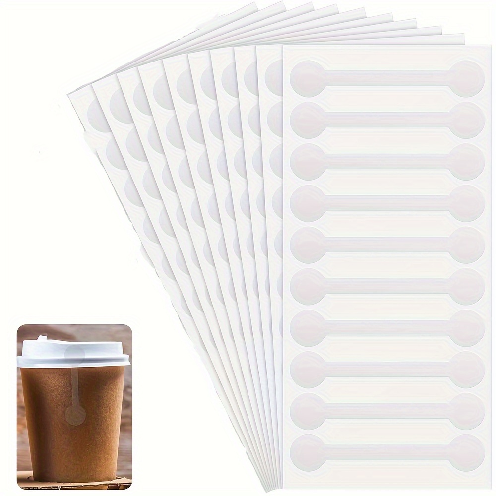 

300pcs Transparent Tamper Evident Labels 2.75 X 0.5 Inch Adhesive Jar Clear Tamper Resistant Stickers Food Box Paper Cup Blank Tamper Proof Stickers For Packaging Sealing Food Drink Delivery Supply