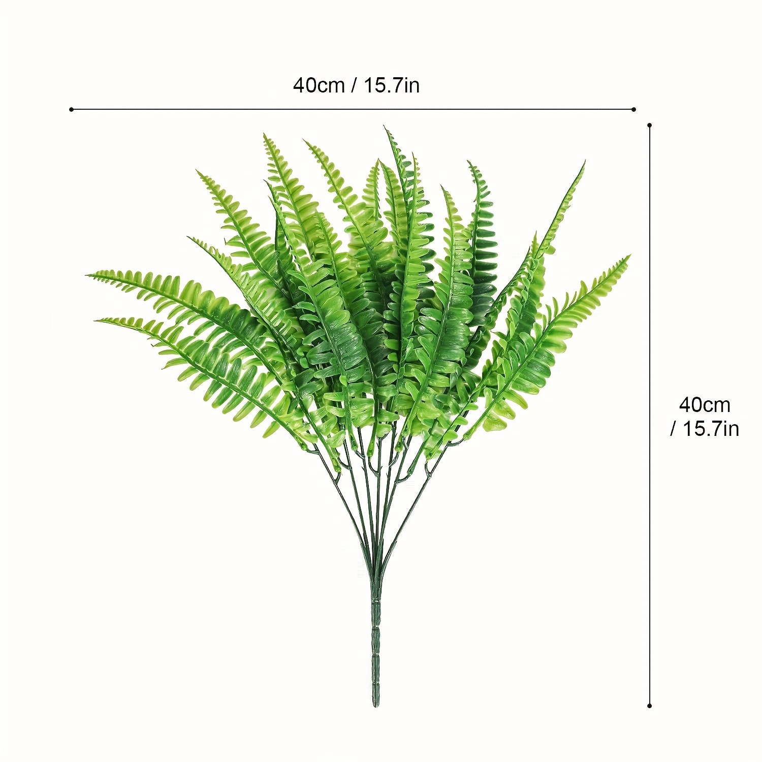 Artificial Silk Plant Boston Fern Bush Hanging Plants Fake - Temu