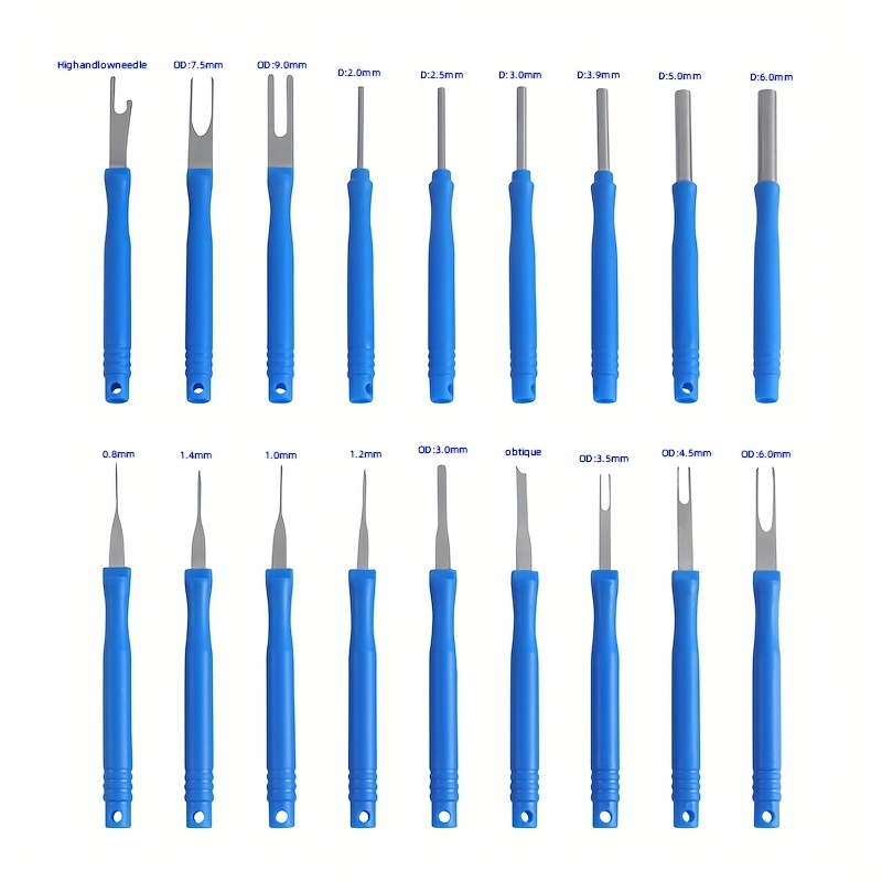 8 Outil De Retrait De Borne De Faisceau De Câbles Automobile À Poignée  Bleue Aiguille De Retrait/poussée D'aiguille Extracteur D'aiguille De  Réparation Automobile Autre Maintenance - Temu Belgium