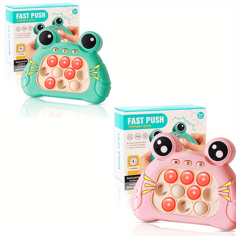 Quick Push Console with Instant Sound Feedback | Handheld Fast Speed  Pushing Game | Pop The Target Interactive Educational Sensory Fidget Toy  for Kids