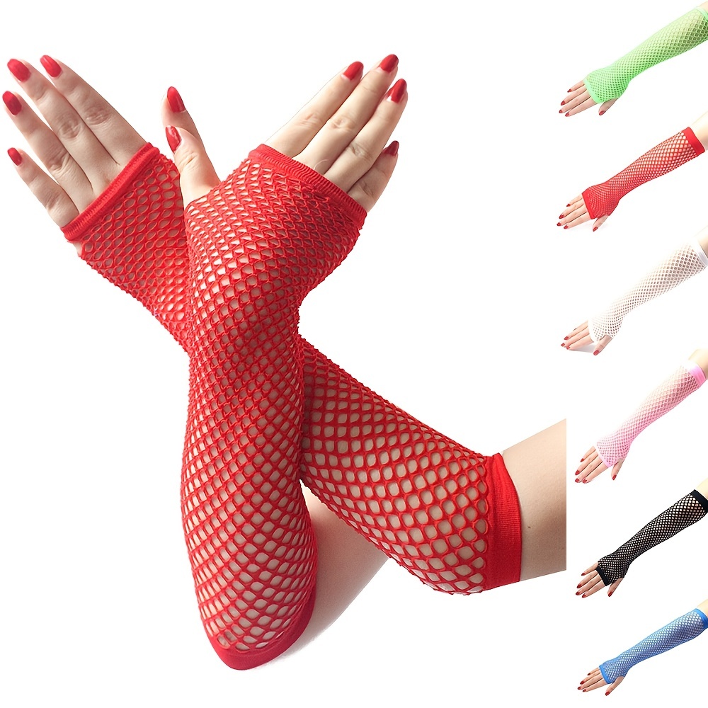 LED-Handschuhe leuchtende Halloween Knochen Fingerhandschuhe für Partys  Events