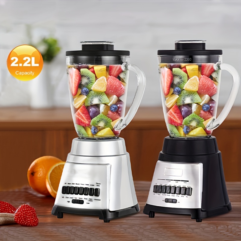 Heavy Duty Commercial Blender High Power Professional Mixer, Juicer, Food  Processor, Ice Smoothies, Crusher - Easy to Use and Clean,Handheld Grinding  And Milkshake Machine