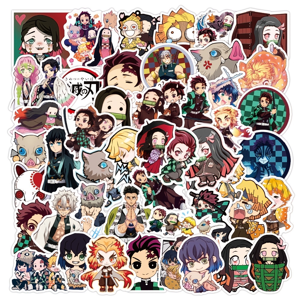 Anime Stickers classic Anime Themed Sticker Pack waterproof - Temu