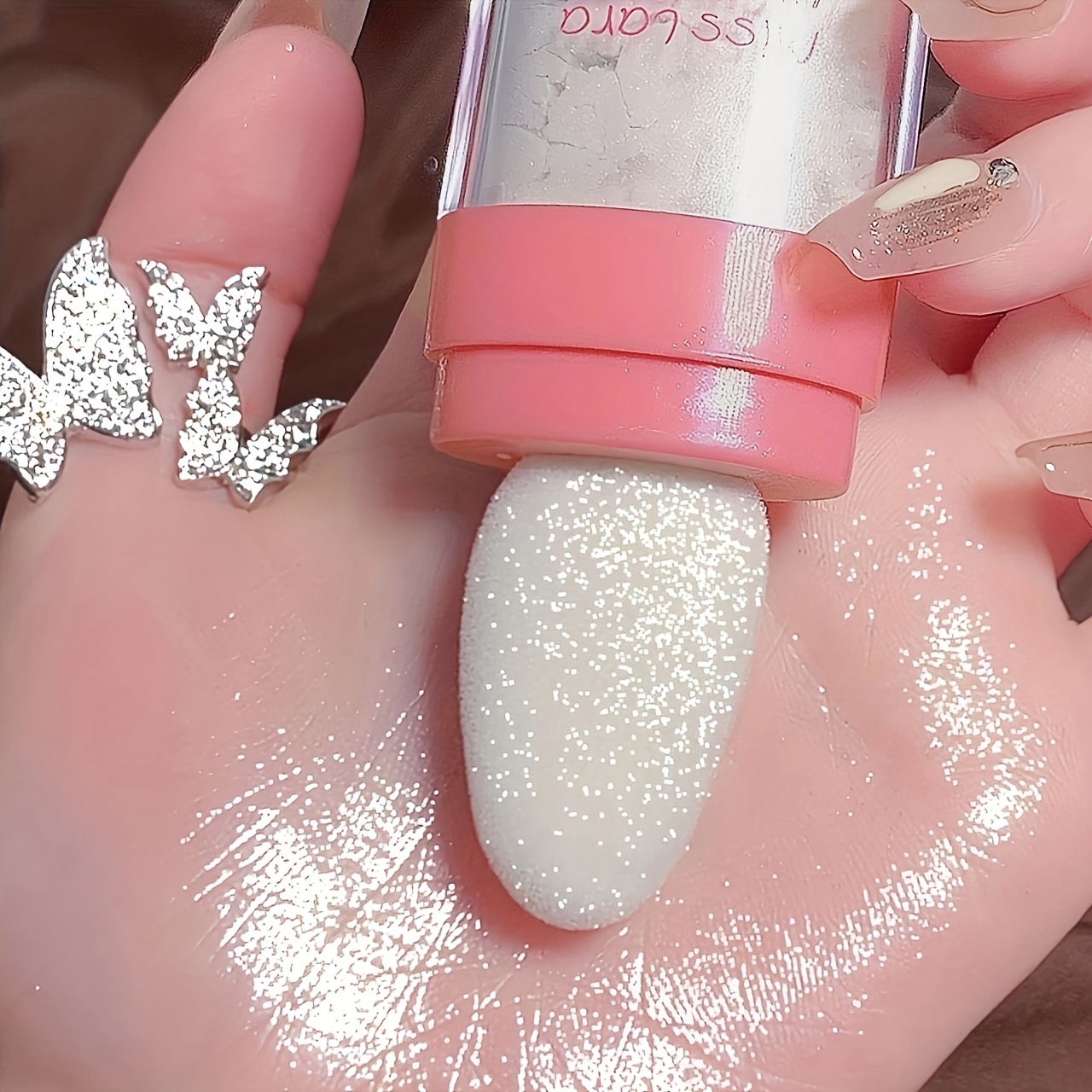 

Brightening Fairy Highlighter Powder - Full Body Contouring And Clavicle Pearlescent Patting Powder For Face And Eye