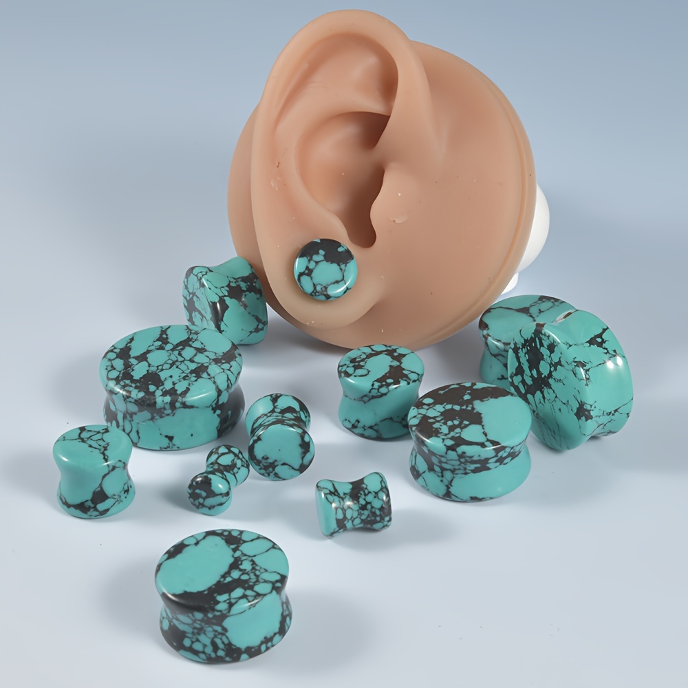 Turquoise gauges best sale