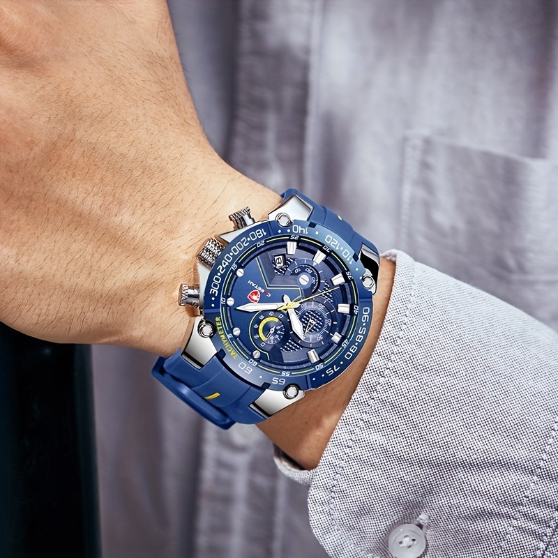 New CHEETAH Men Watch Luxury Brand Business Black Quartz Watches Mens  Waterproof Chronograph Sport Wristwatch Date Male Clock