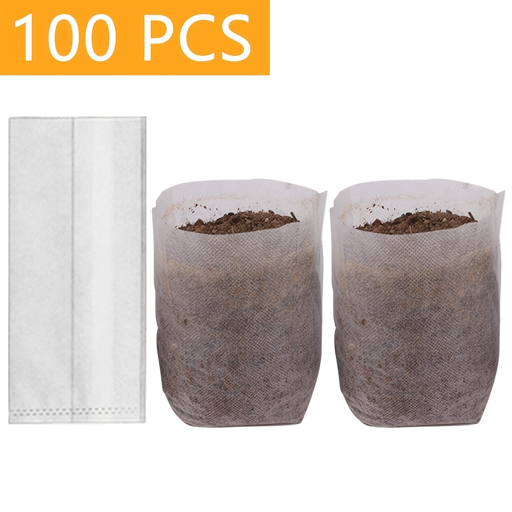 Bag Non-woven Plant Bags Plant Seeding Bags Fabric Seedling Plants Pouch  Solid Plants Grow Bags Home Garden Supply - Temu