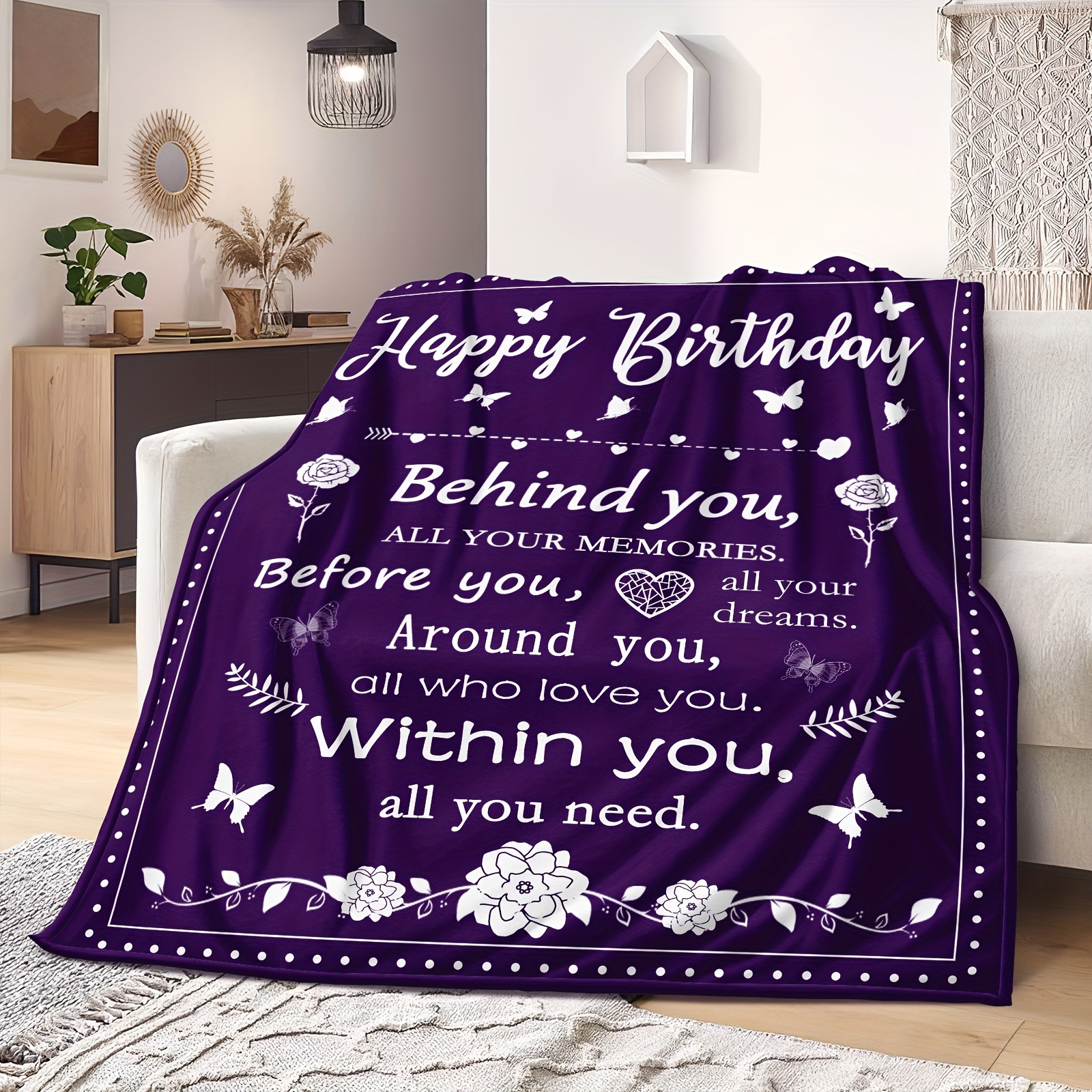 60th Birthday Gifts For Women Blanket Birthday Gifts For 60 - Temu