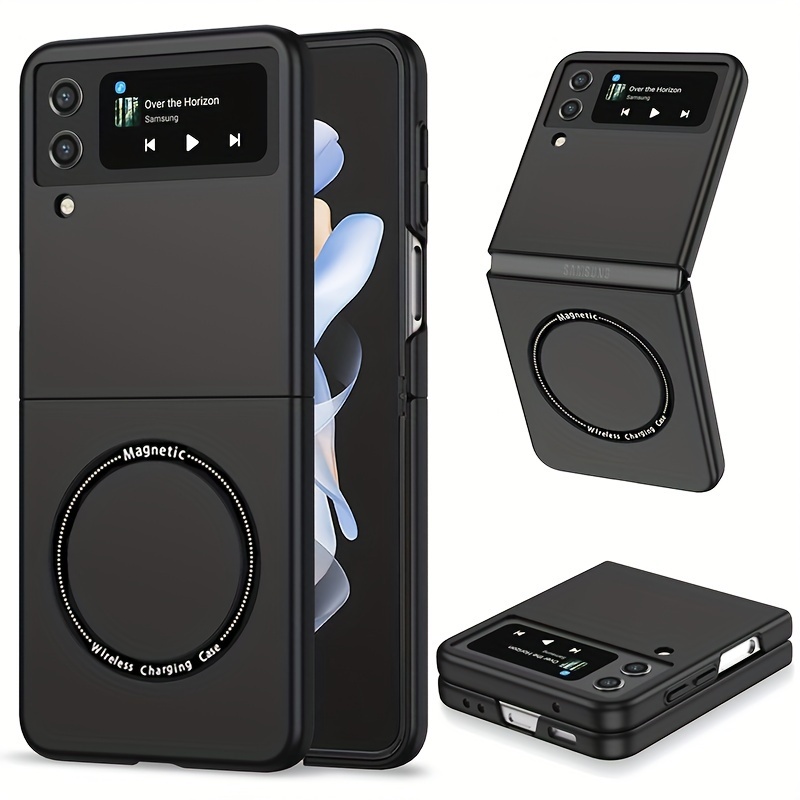 E-shop Handyhülle: für for Samsung Flip3 Flip4 Flip5 kabellose Ladehülle, kompatibel mit , stoßfest & fingerabdrucksicher, Z Flip Handy-Schutzhülle