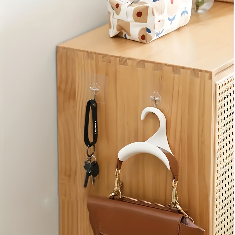 Arched Handbag Hooks Plastic Easy Install Hanger Versatile - Temu