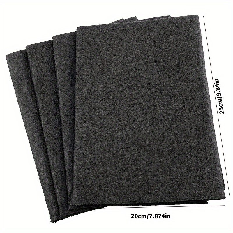 5pcs Magic Cleaning Cloth For Glass & Mirror, No Traces, No Watermark,  20cm/25cm