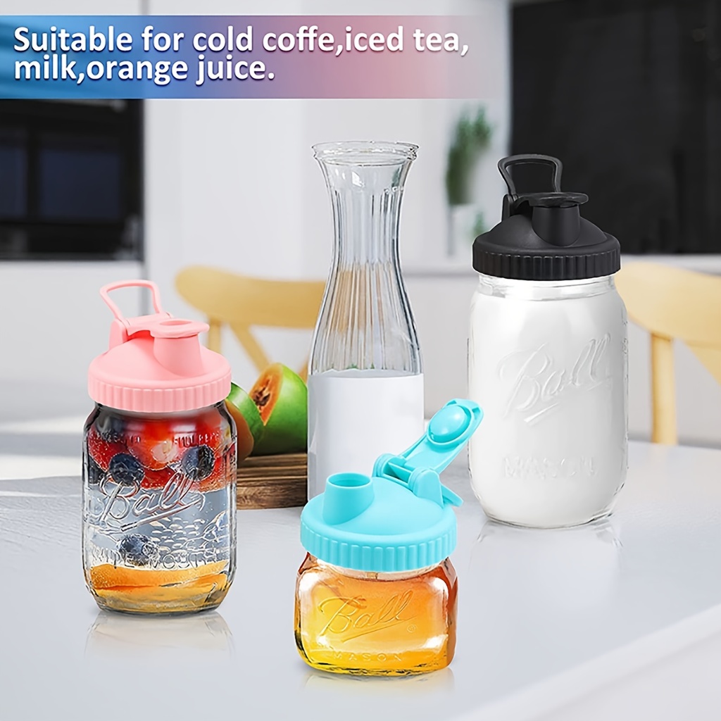 Regular Mouth Mason Jar Flip Cap Lids 8 3 38in Inner Diameter