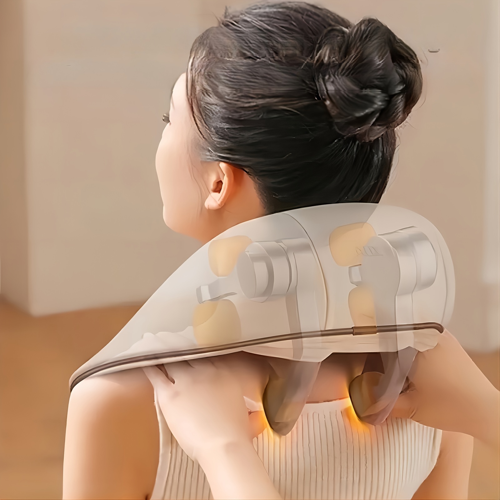 Cuscino massaggiatore casa auto cervicale massaggio benessere shiatsu