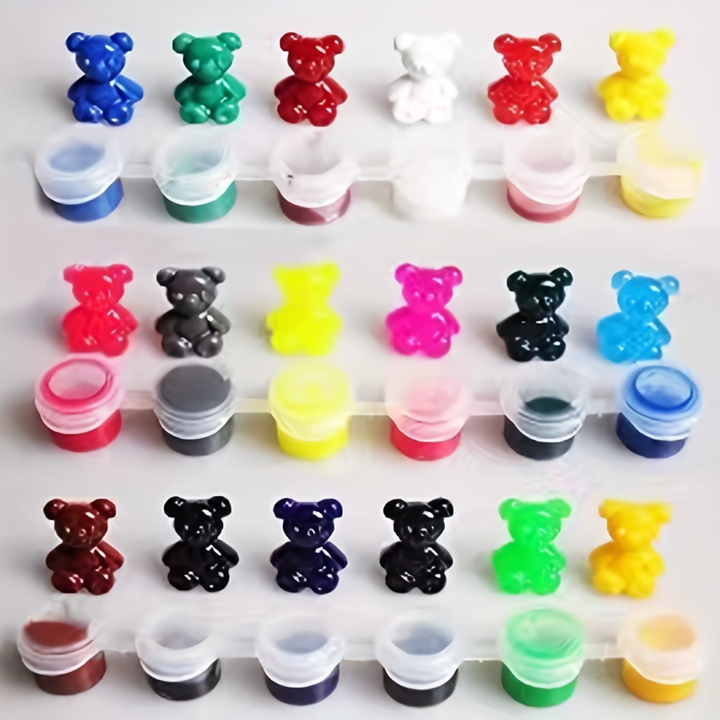 18 Colors Epoxy Pigment, Opaque Liquid Resin Colorant Each 10ml