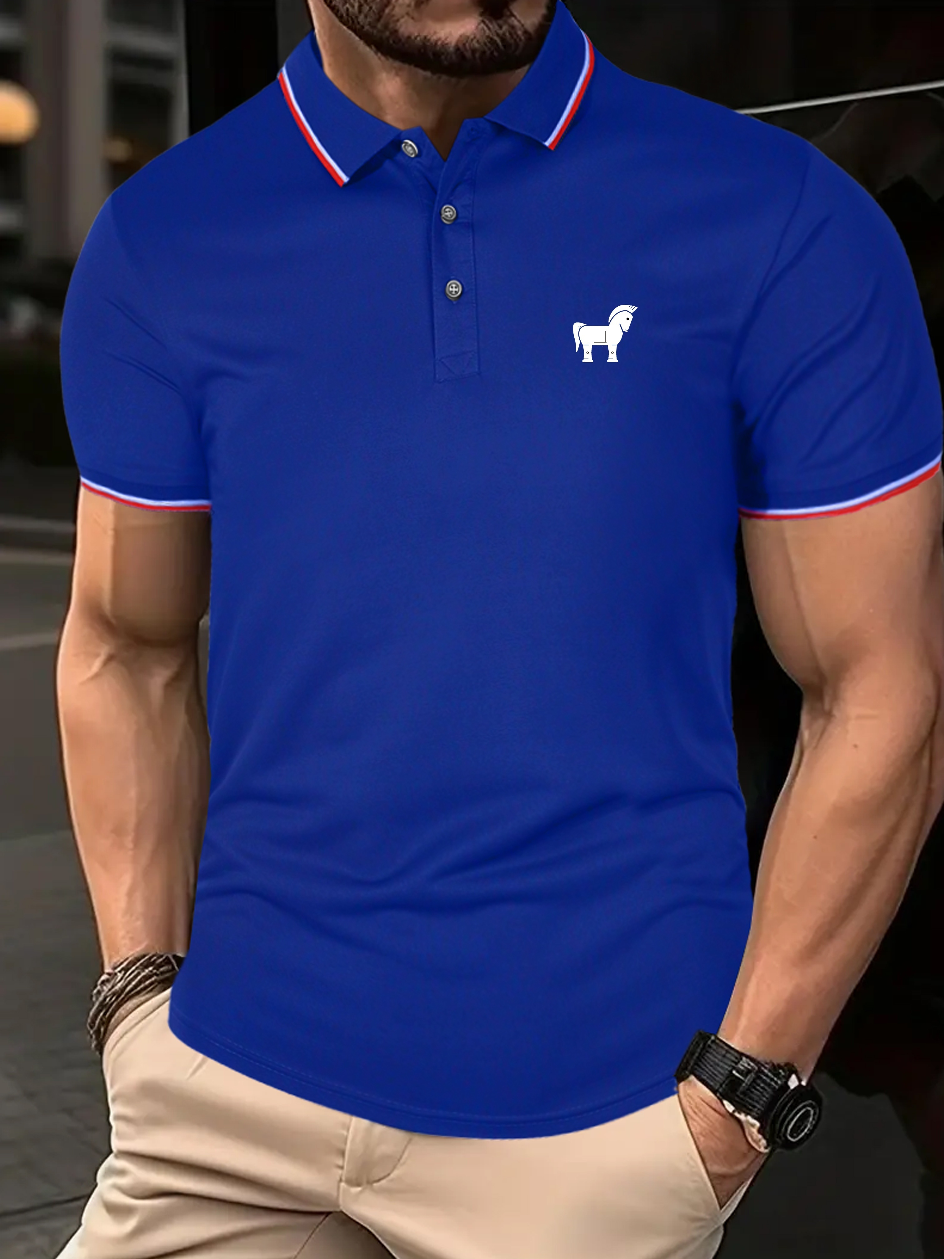 trojan polo shirt