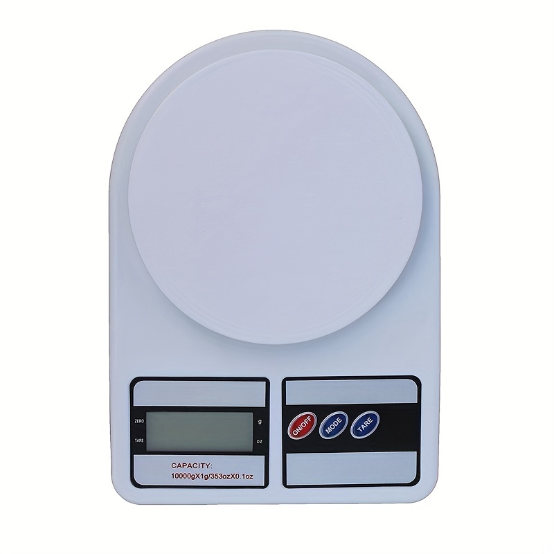 Generic Electronic Kitchen Digital Weighing Scale, Multipurpose (White, 10  Kg)