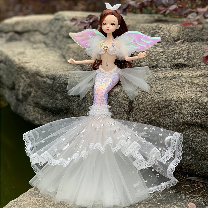 Beautiful Princess Mermaid Doll Toy Birthday Gift Pretend - Temu