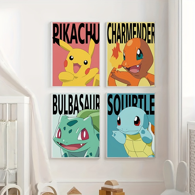 Affiche Pokémon Dracaufeu Anime Figures Charizard Périphérique Art Mural  Peinture Sur Toile, Décoration De Chambre Moderne Image - AliExpress