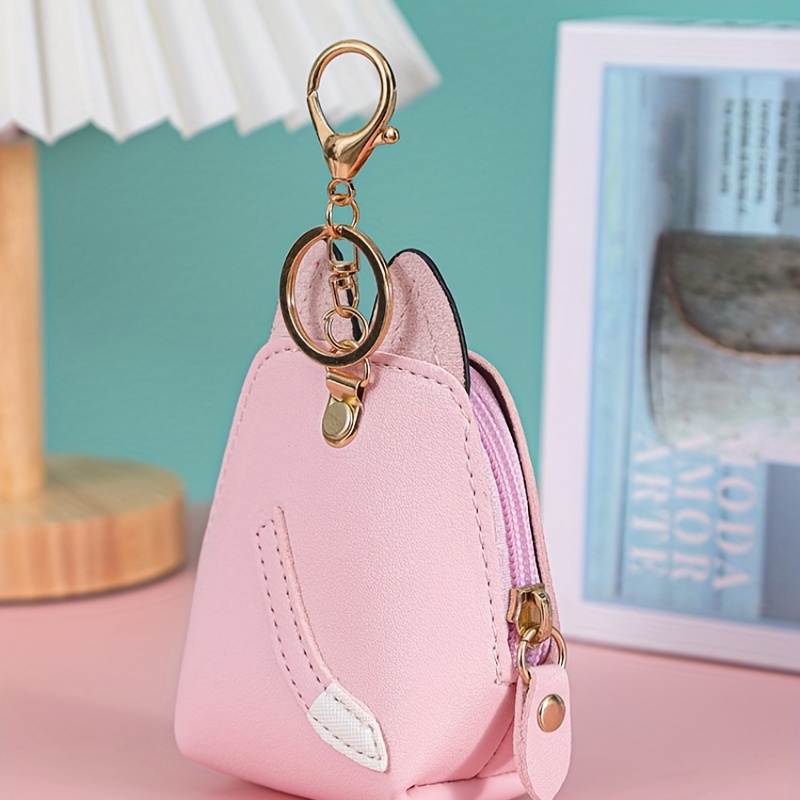 1pc Cute Mini Wallet Keychain For Women