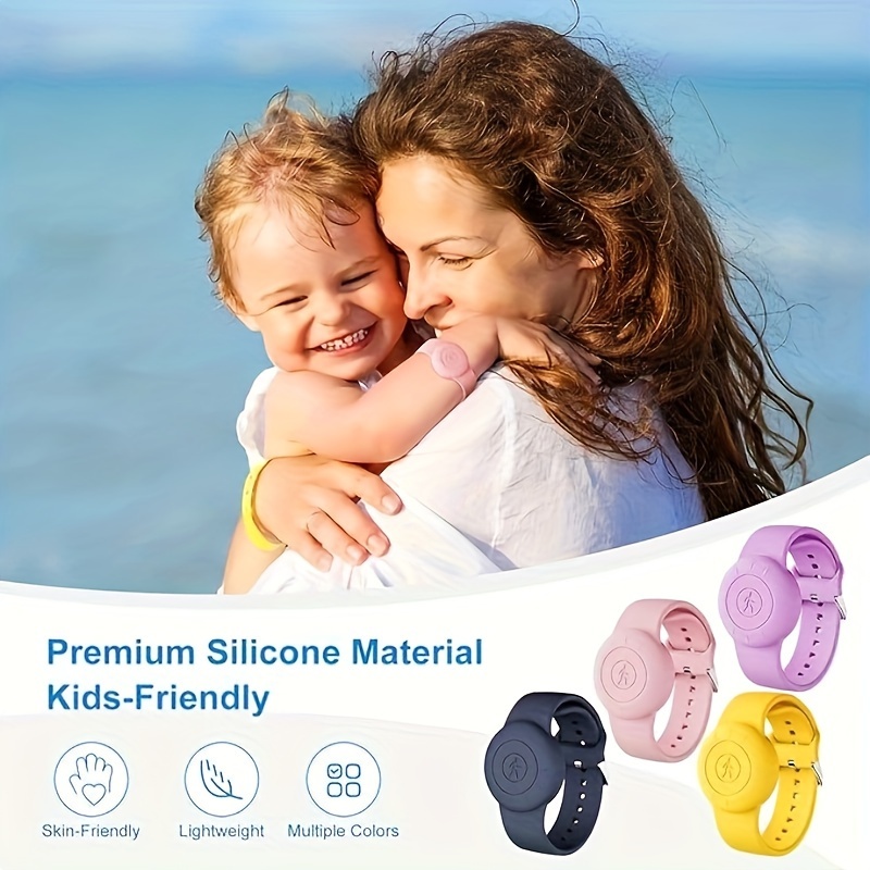 2pcs Bracelet Smarttag étanche pour les enfants, silicone doux