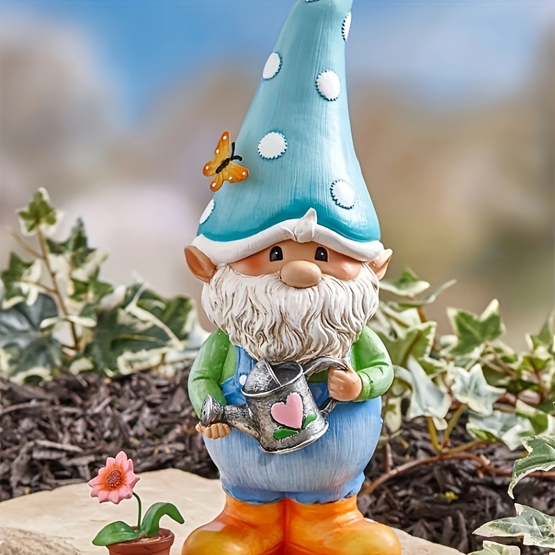 1pc Decoraciones Figuras Jardín Gnome Companions Statue - Temu Chile