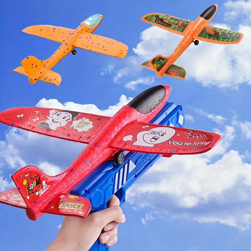 Jogos De Aviões De Planadores De Espuma, Conjunto De Brinquedos De Avião De  Papel, Lembranças De Festa De Avião, Brinquedos Voadores Ao Ar Livre,  Brinquedos A Granel Para Prêmios De Sala De