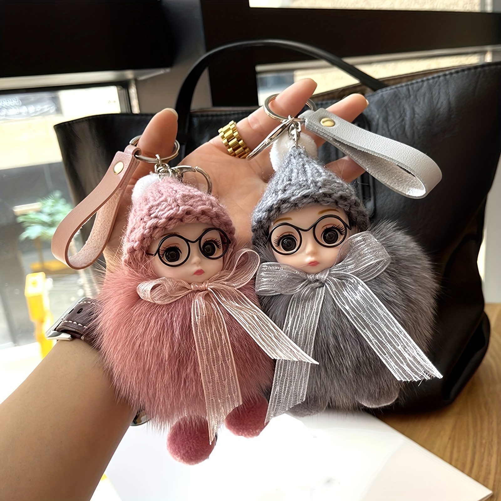 15cm/5.9inch Cute Sheep Plush Keychain, Soft Stuffed Cartoon Doll, Plush  Toy Doll, Doll Key Chain, Kids Children Bag Backpack Pendant