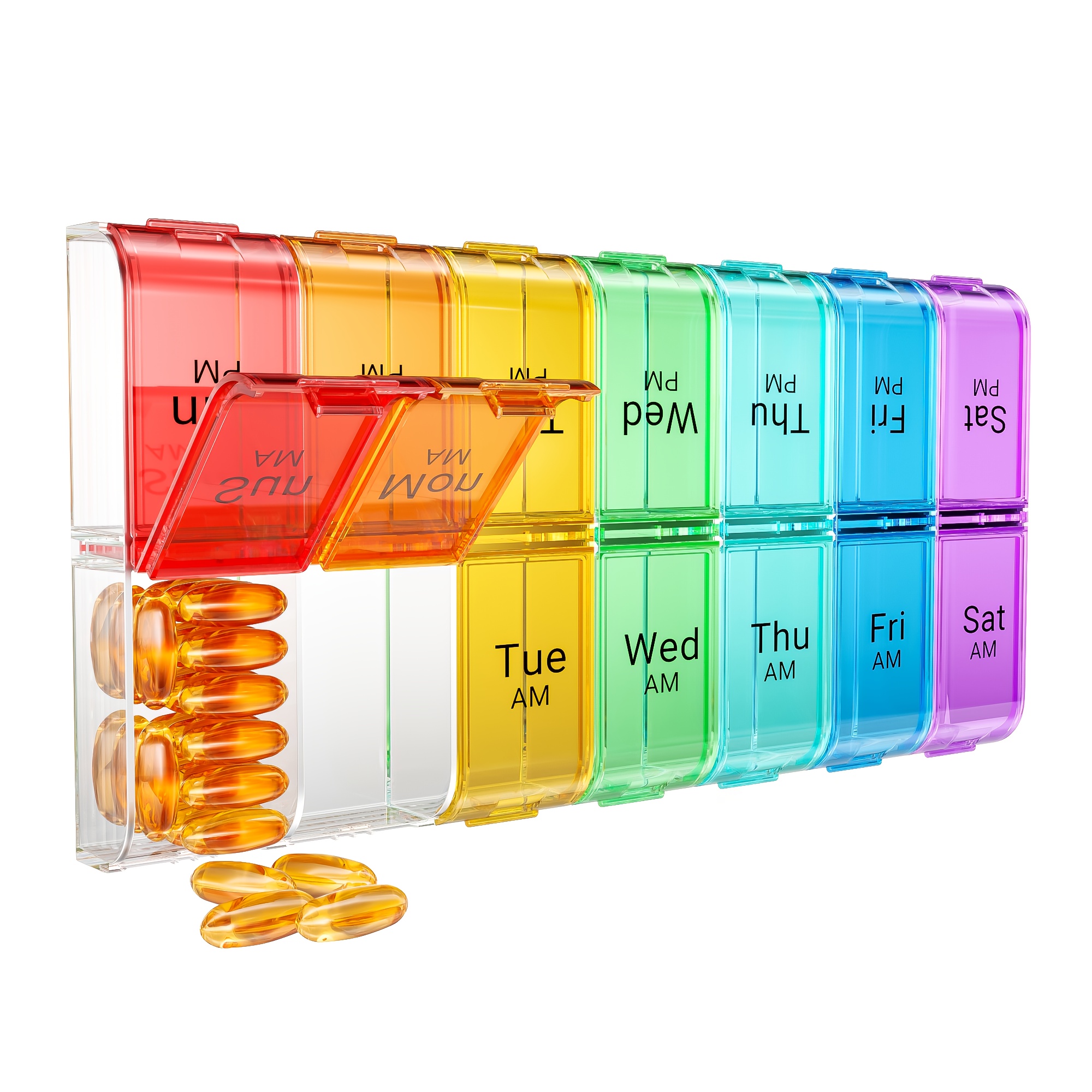 Weekly Medicine Storage Box - 3 Times A Day – Diapointshop