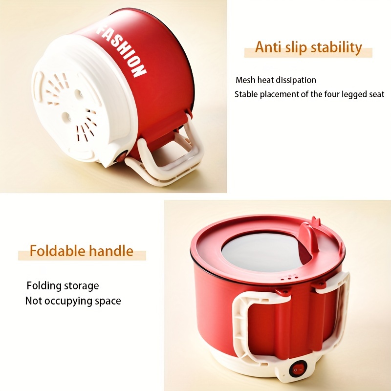 Foldable Electric Cooker, Mini Electric Kettle Heating Pot Folding