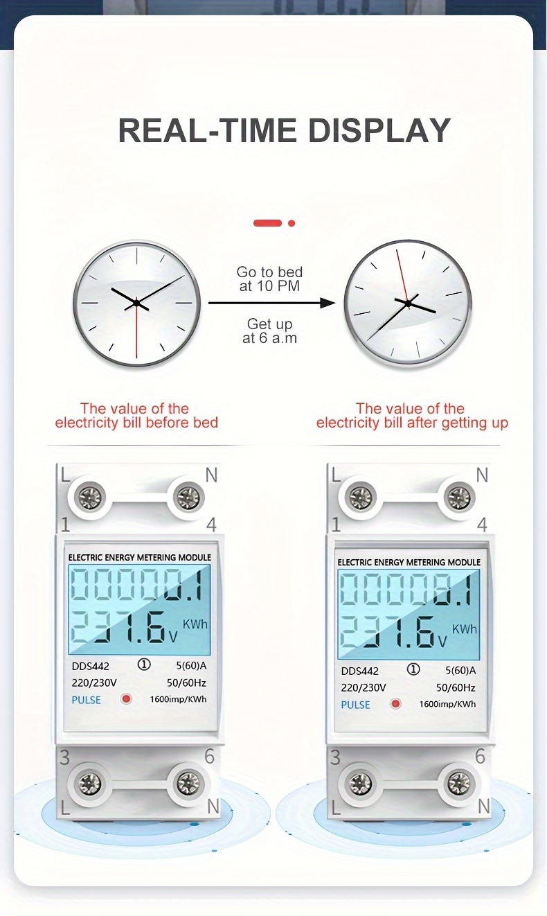 Contatore Energia Elettrica, eMylo WiFi Smart Monofase