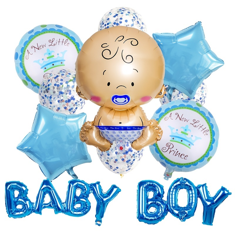 Baby Shower Decorazioni per Ragazzo Ragazza, Baby Shower Boy Girl,  Benvenuto Nascita Bambino, Ghirlanda Palloncini Marrone Beige, Palloncini