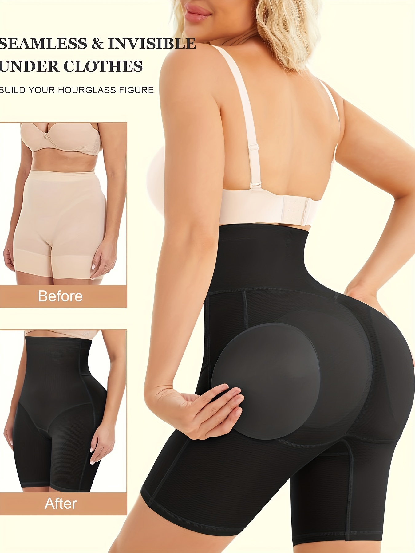 Padded Butt Hip Shapewear High Waist  Hip Pad Tummy Control Shapewear - Hip  Women - Aliexpress