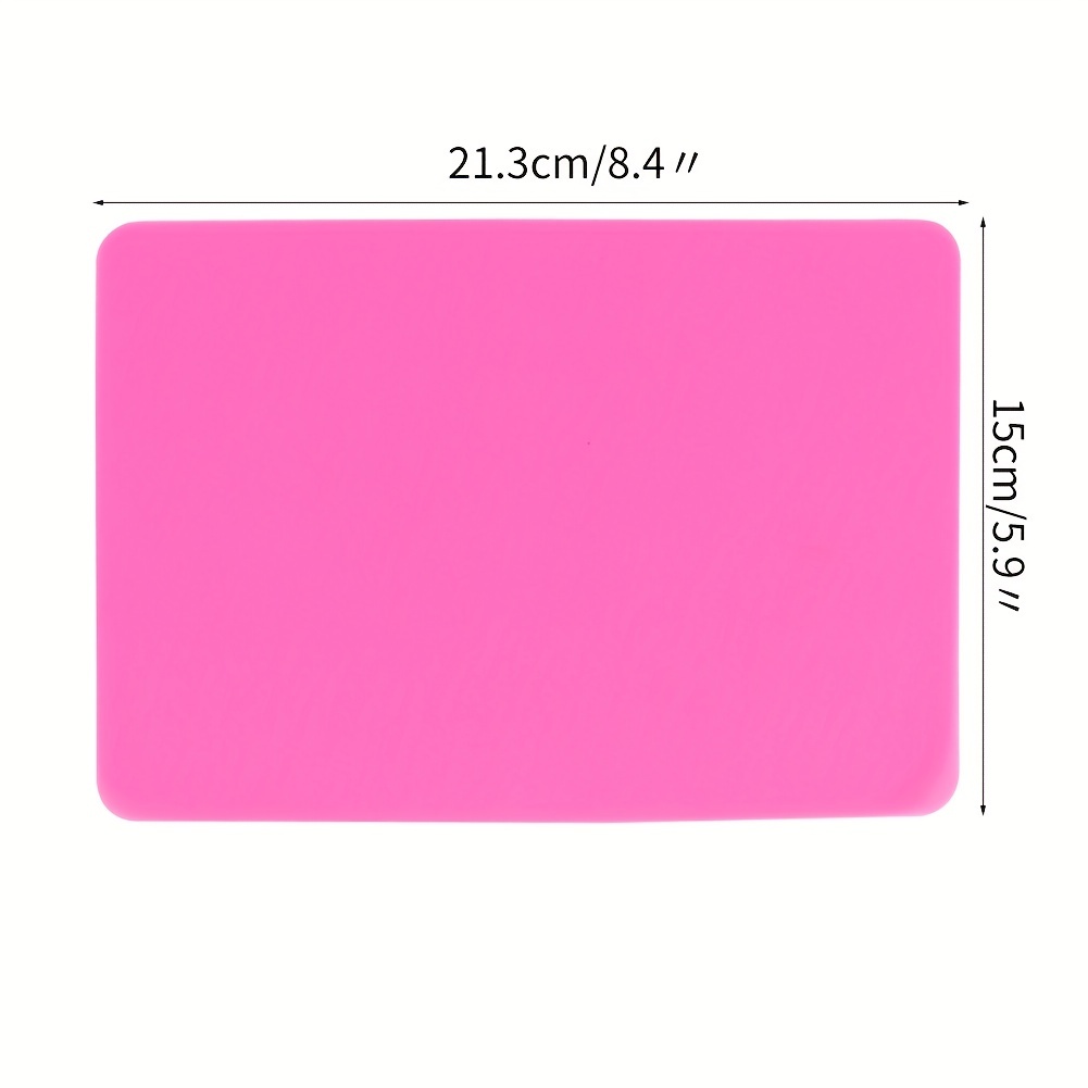 Transparent Silicone Pad Clear Mat Resin Pad Sticky Plate for DIY