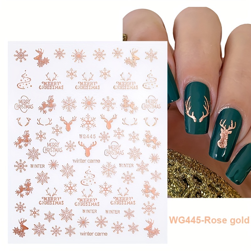 Charming women] 12 Designs 3D Nail Art Stamping Plate Snowflake