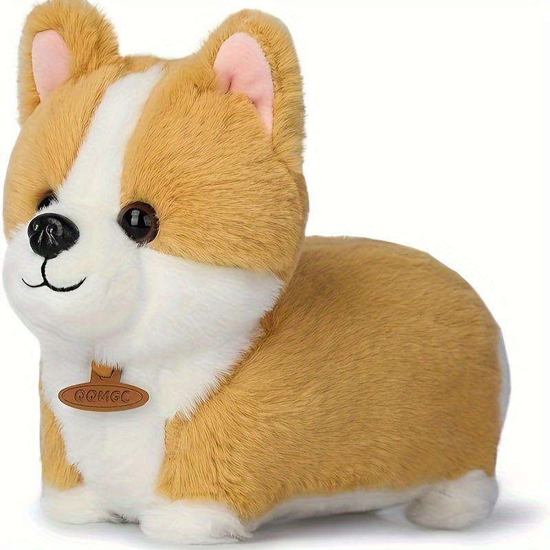 Plush Pillow Stuffed Animal Cute Plush Toy Squishy Anime Corgi Plushie  Fluffy Kawaii Soft Hugging Pillow for Kids Boys Girls